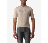 Castelli Prologo Lite Jersey - Cycling jersey - Men's Clay / Gunmetal Gray S