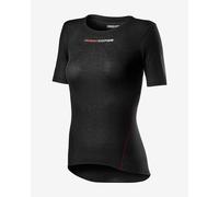 Castelli Prosecco Tech Rosso Corsa Short Sleeve Base Layer Black Women - L