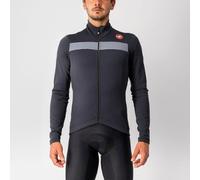 Castelli Puro 3 Long Sleeve Cycling Jersey Light Black/Silver Reflex