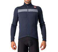 Castelli Puro 3 Long Sleeve Cycling Jersey - Light Black / Silver Reflex / Small