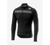 Castelli Puro 3 Long Sleeve Cycling Jersey - Light Black / Silver Reflex / Small