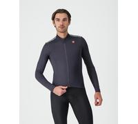 Castelli Puro 4 Long Sleeve Cycling Jersey - Dark Grey / Small