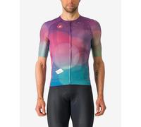 Castelli R-A/D Rosso Corsa Short Sleeve Jersey Lilac Multicolour - XXL