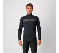 Castelli Raddoppia 3 Cycling Jacket Light Black/Black Reflex