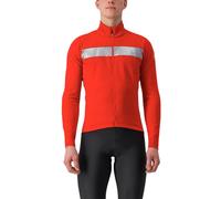 Castelli Raddoppia 3 Jacket Red Gray, Size XS.