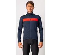 Castelli Raddoppia 3 Road Jacket Savile Blue/Red Reflex