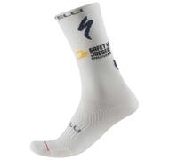 Castelli Rosso Corsa Pro 18 Soudal Quick-step 2026 Socks EU 36-39 White