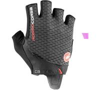 Castelli Rosso Corsa Pro V Mitts Short Finger Gloves Dark Gray