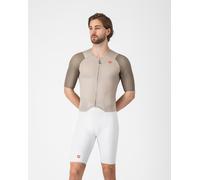 Castelli S Speed Short Skinsuit Beige White - XXL