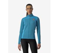 Castelli Sfida 2 Fz Long Sleeve Jersey Pink S Woman