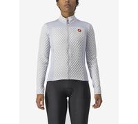 Castelli Sfida 2 Long Sleeve Silver Jersey White Women - M