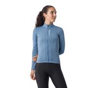 Castelli Singergia 3 Womens Cycling Jersey Steel Blue Long Sleeve Thermal Top