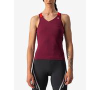 Castelli Solaris Sleeveless Jersey Red XL Woman