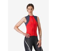 Castelli Sole Sleeveless Jersey Hibiscus Red Women - S