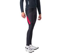 Castelli Sorpasso RoS Black Red Bib Shorts, Size S