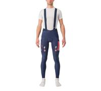 Castelli Sorpasso RoS Long Bib Tights Blue Belgian Soudal Quick-Step, Size M