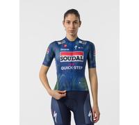 Castelli Competizione 4 Soudal Quick-step 2026 Short Sleeve Jersey Blue M Woman