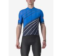 Castelli Speed Strada Short Sleeve Jersey Sky Blue Navy Blue - S