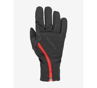 Castelli Spettacolo RoS Rosso Corsa PrimaLoft Long Gloves Black Red Women - L