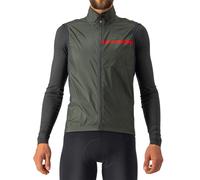 Castelli Squadra Stretch Cycling Vest - Military Green / Dark Grey / Small