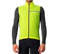 Castelli Squadra Stretch Cycling Vest- SS22 - Yellow Fluro / Dark Grey / Small