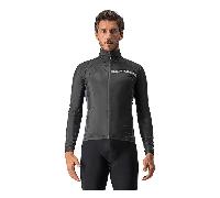 Castelli Squadra Stretch Cycling Jacket - Light Black / Dark Grey / Large
