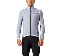 Castelli Squadra Stretch Light Windproof Jacket Grey Silver Dark Grey - XXL