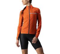 CASTELLI Squadra Stretch W Jacket - Women’s Windproof and Waterproof Cycling Jacket, Lightweight and Compact