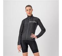 Castelli Squadra Stretch Womens Jacket Light Black/Dark Gray