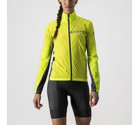 Castelli Squadra Stretch Women's LS Road Jacket Yellow Fluo/ Grey