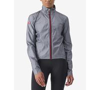 Castelli Tempesta Rosso Corsa GORE-TEX Light Waterproof Jacket Grey Women - XS