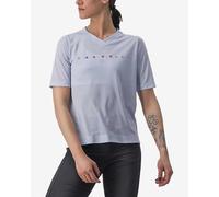 Castelli Trail Tech 2 Short Sleeve Jersey Lilac Light Blue Women - S