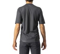 Castelli Trail Tech Short Sleeve T-shirt 3XL Dark Grey / Black / Electric Lime