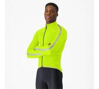 Castelli Ultra Rain Cape Electric Lime/Silver Reflex