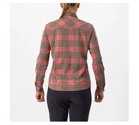 Castelli Unlimitd Flannel Long Sleeve Shirt S Mineral Red / Tarmac