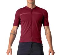 Castelli Unlimited Allroad Mens Cycling Jersey Red Short Sleeve Top