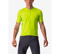 Castelli Unlimited Allroad Short Sleeve Jersey Electric Lime Green - S