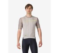 Castelli Unlimited Endurance 2 Short Sleeve Jersey - Silver Moon / Dark Silver Moon / Electric Lime / Medium
