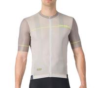 Castelli Unlimited Endurance 2 Short Sleeve Jersey - Silver Moon / Dark Silver Moon / Electric Lime / XLarge
