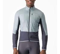 Castelli Unlimited Gravel Cycling Jacket - AW25 - Defender Green / Dark Grey / Small