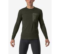 Castelli Unlimited Merino Long Sleeve Jersey Dark Green - XXL