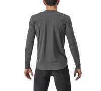 Castelli Unlimited Merino Long Sleeve T-shirt Grey M Men M Dark Grey / Black / Electric Lime