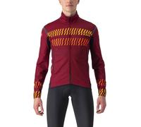 CASTELLI 4522501-421 UNLTD PERFETTO RoS Sweatshirt Men's BORDEAUX/GOLDENROD Size M