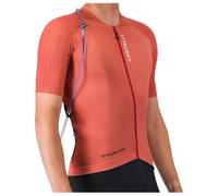 Castelli Unlimited Pro 2 Rosso Corsa Short Sleeve Jersey Bright Orange - L