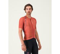 Castelli Unlimited Pro 2 Rosso Corsa Short Sleeve Jersey Bright Orange - XXL