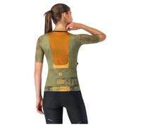 Castelli Unlimited Pro 2 Short Sleeve Jersey M Green / Brown / Orange