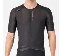 Castelli Unlimited Pro 2 Rosso Corsa Short Sleeve Jersey Black - L