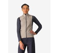 Castelli Unlimited Puffy windbreaker light beige black Women - XS