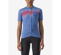 Castelli Unlimited Sentiero 2 Short Sleeve Jersey Blue Red Women - M