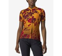 Castelli Unlimited Sentiero Short Sleeve Jersey Orange Gold Lilac Women - M